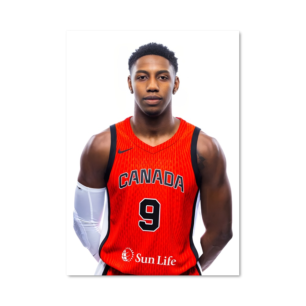 Poster Rj Barrett : L'As du Panier – affiche Basketball